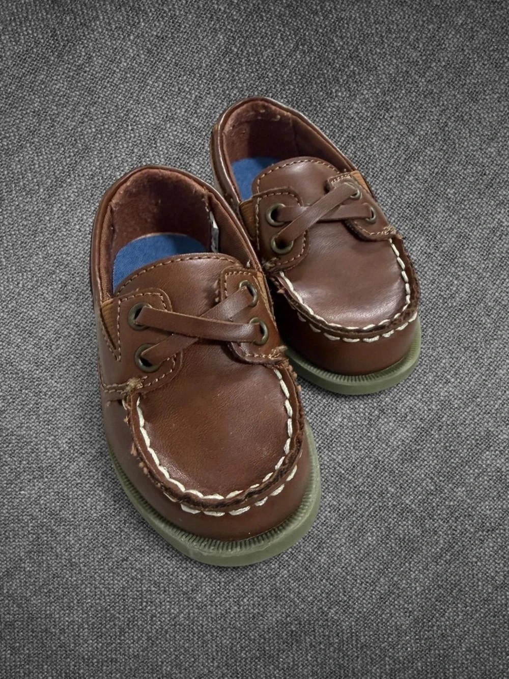 Carter’s Brown Boat Shoes Toddler Size 5M Classic Casual Loafers
